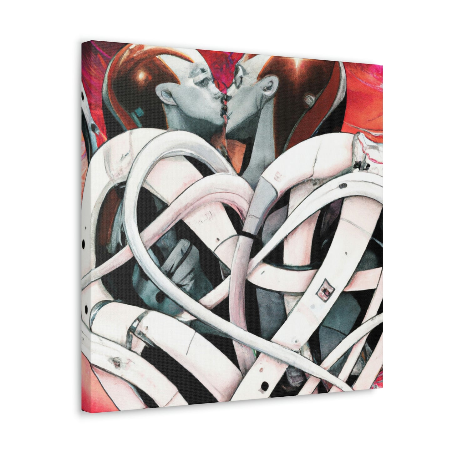 Intertwined Heart Bouquet - Canvas