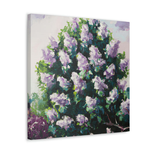 "Lilac in Abstraction" - Canvas