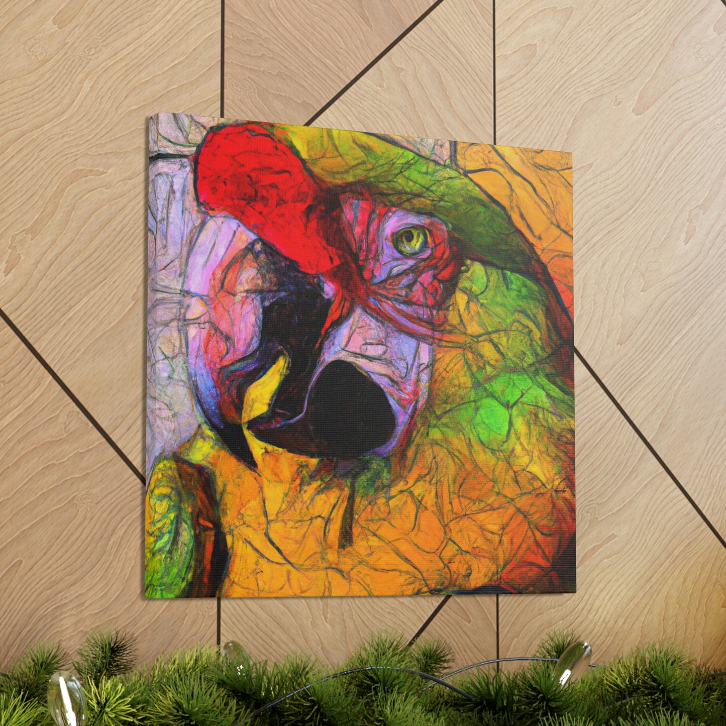 Amazon Parrots Prose. - Canvas