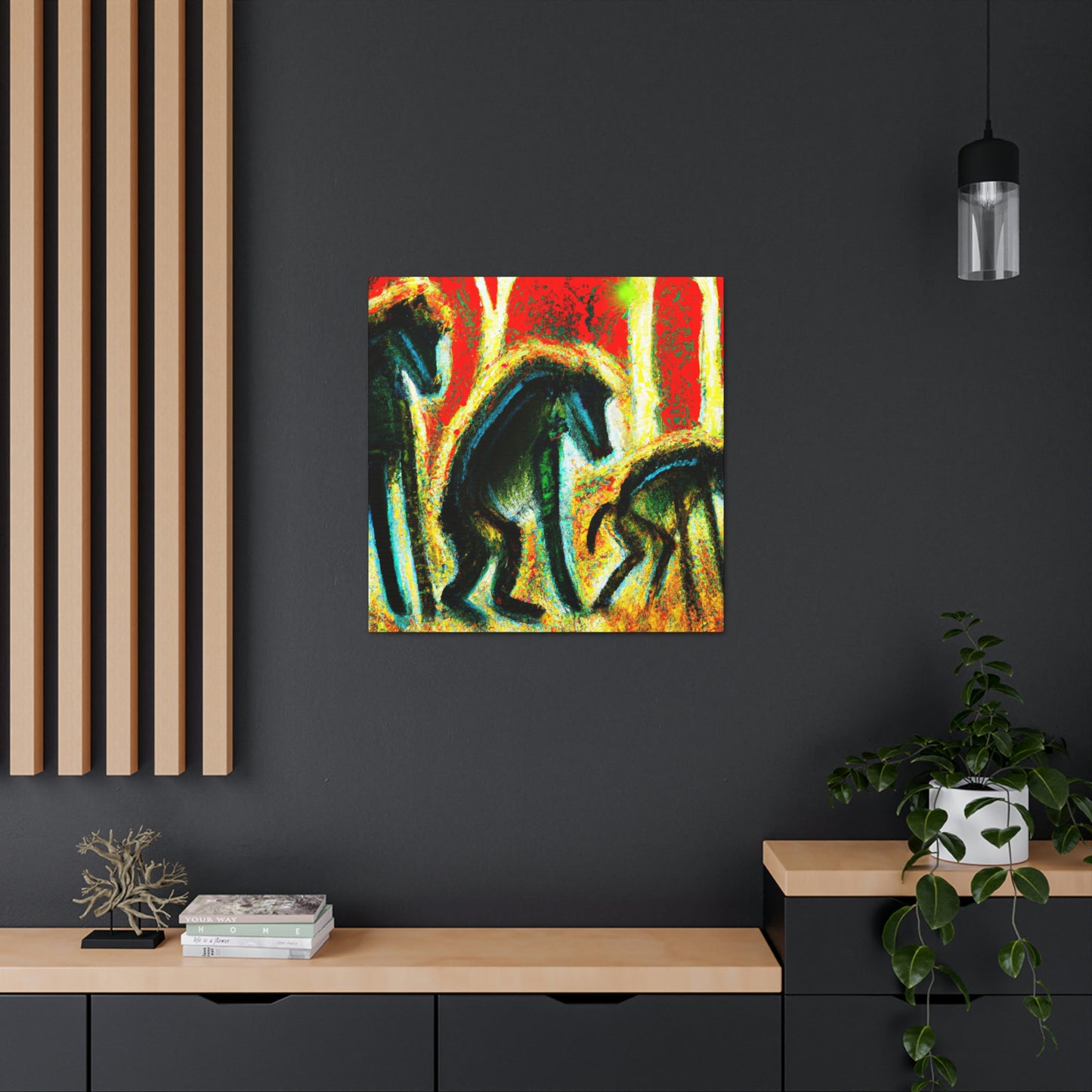 "Baboon In Expressionism" - Canvas