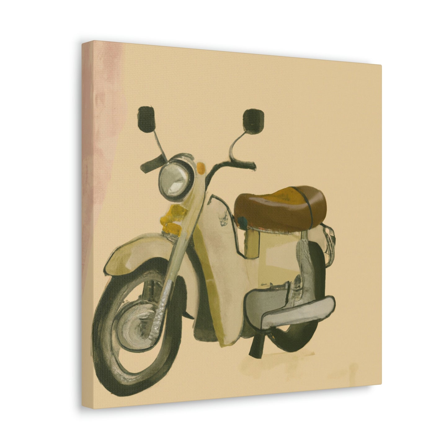 Motorcycle in Monochrome - Canvas