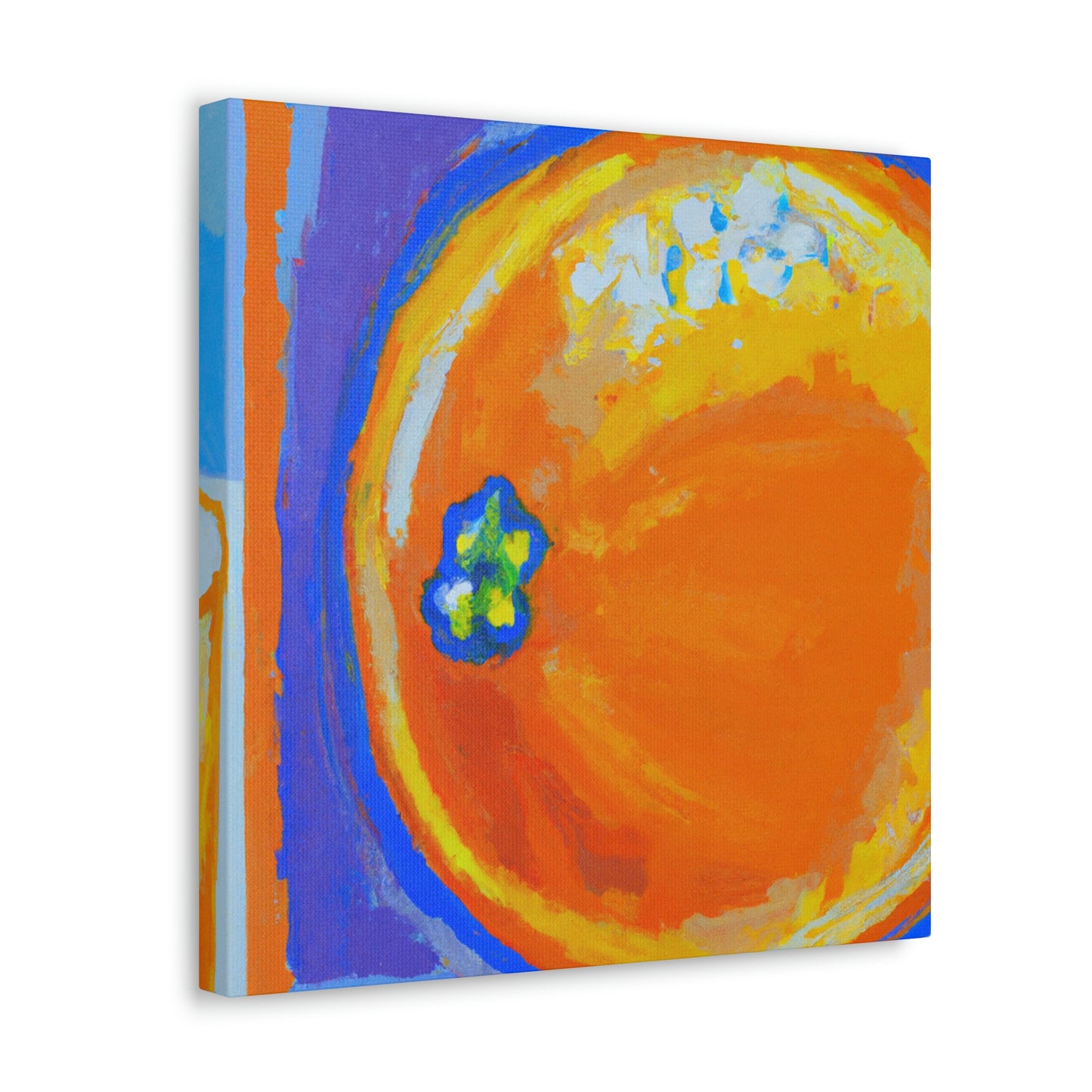 "Orange Abstract Brilliance" - Canvas