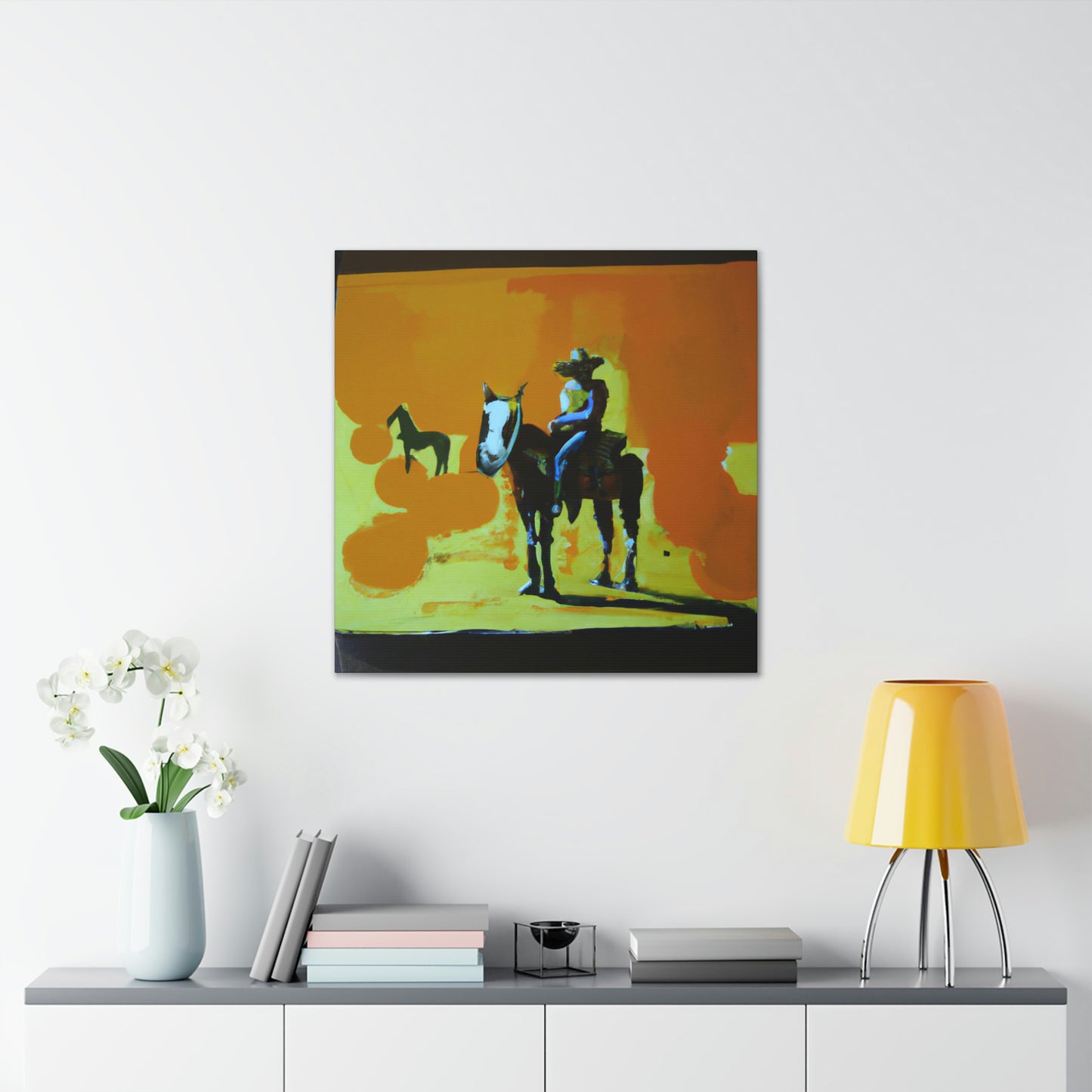 "Hitching Post Evocation" - Canvas