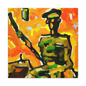 Sniper in Fauvism - Canvas