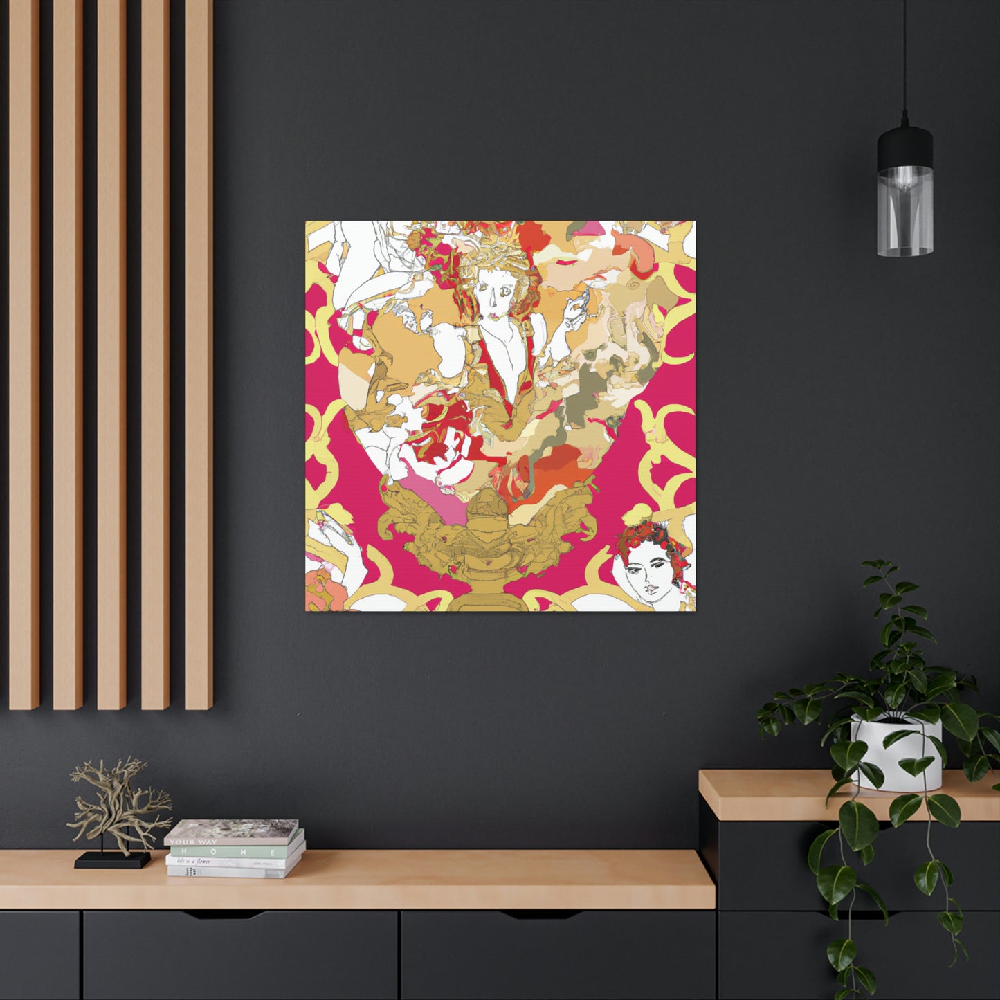 Lavish Garden Splendor - Canvas