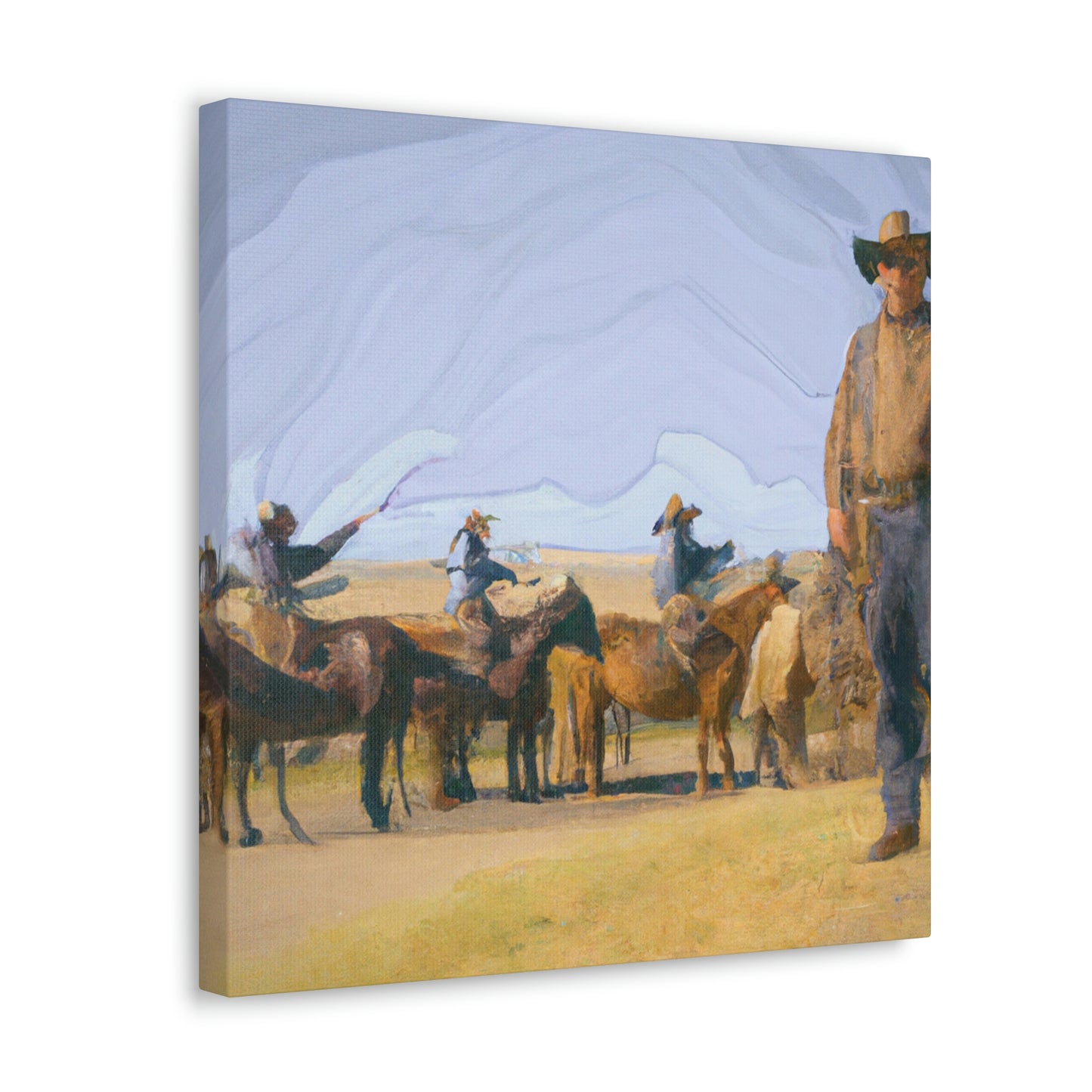 "Herd on a Ranch" - Canvas