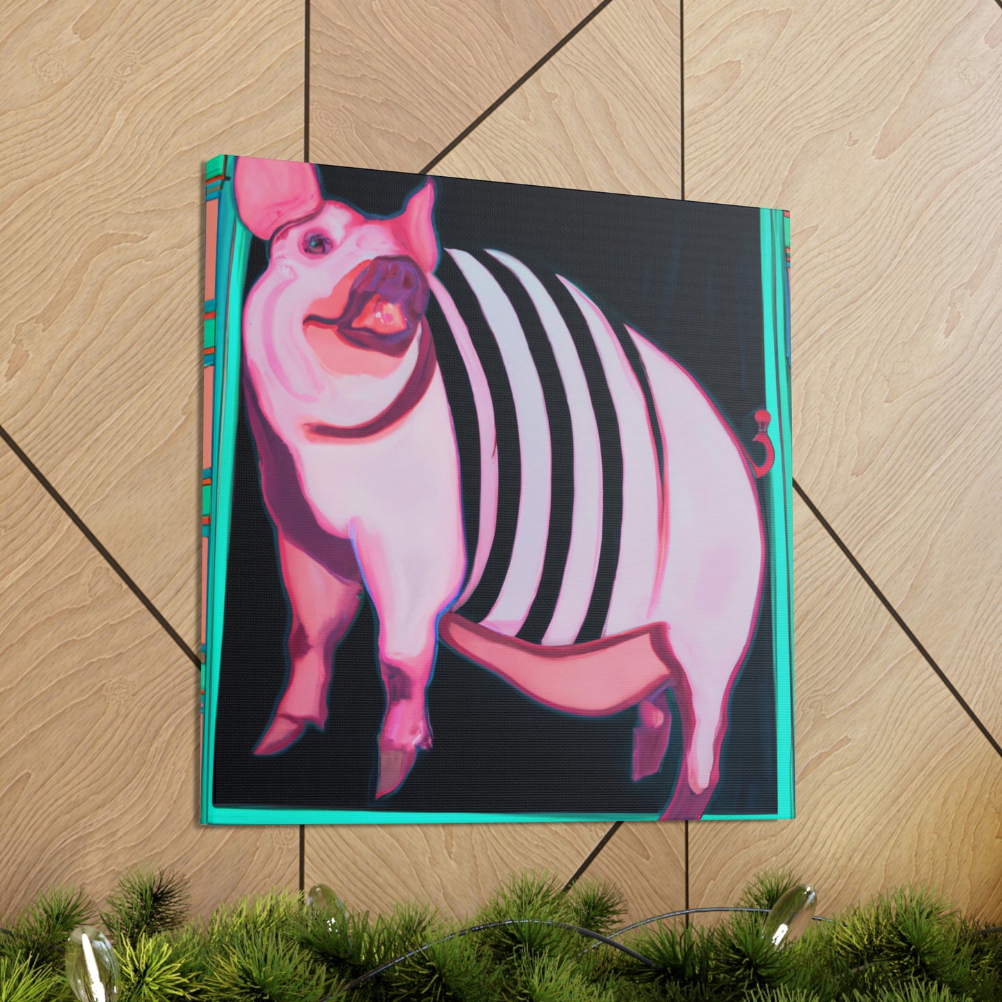 Pig of Mirrors Shine - Canvas