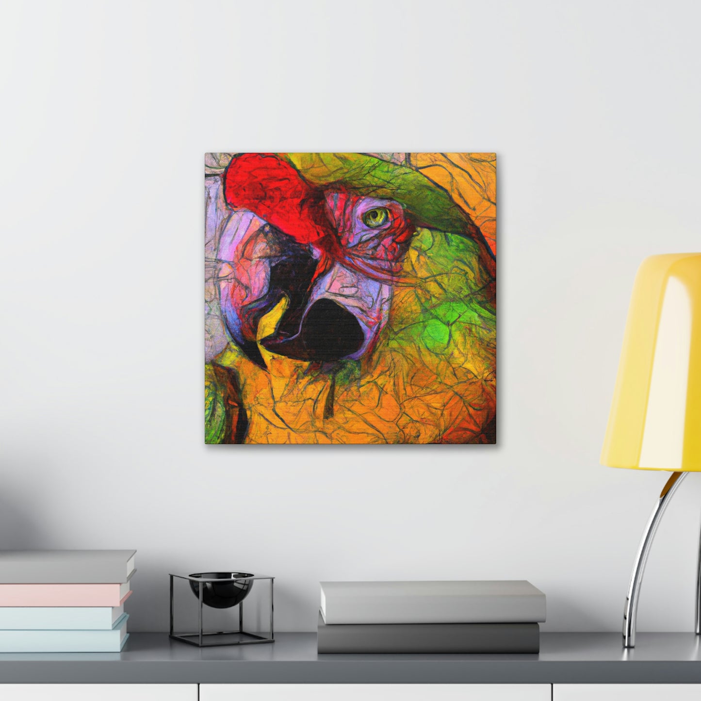 Amazon Parrots Prose. - Canvas