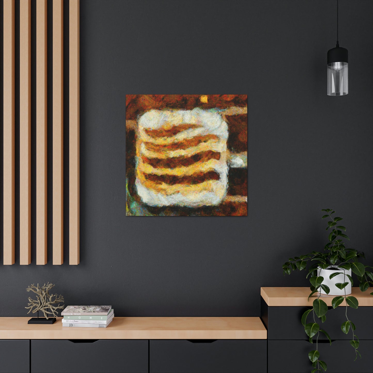 "Cappuccino in Dreamscape" - Canvas