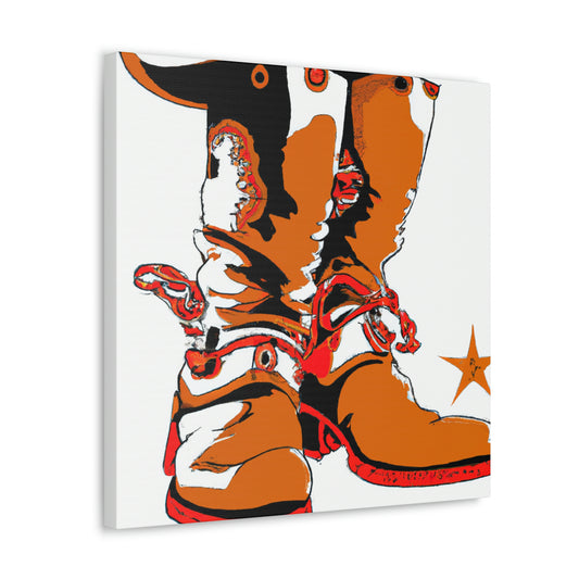 "Boots of Industrial Life" - Canvas