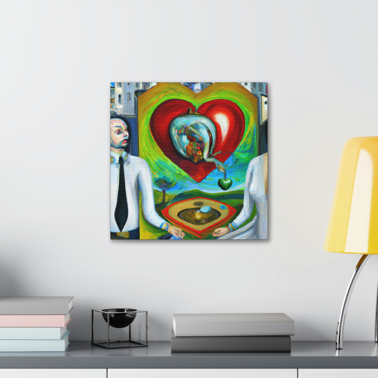 Love Beats Synchronized - Canvas