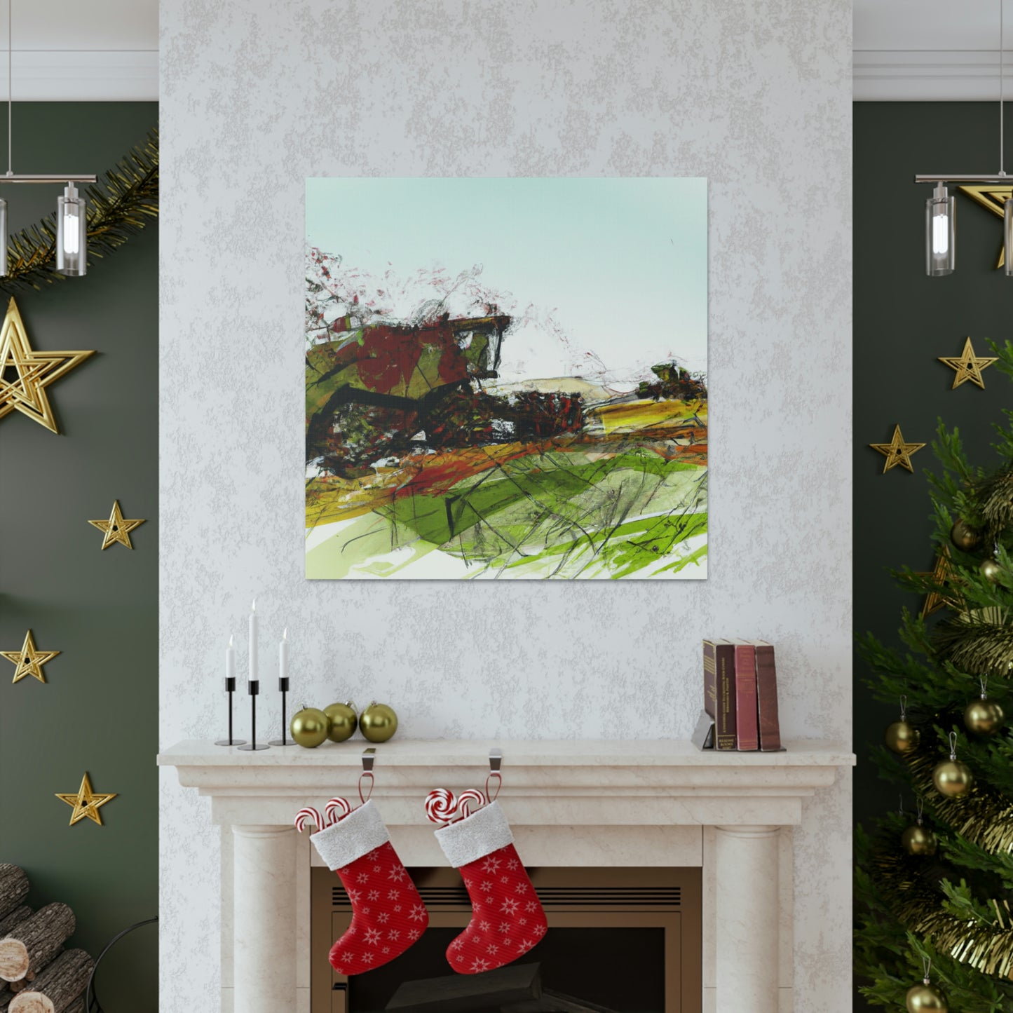 Harvesters in Harvest Time - Canvas