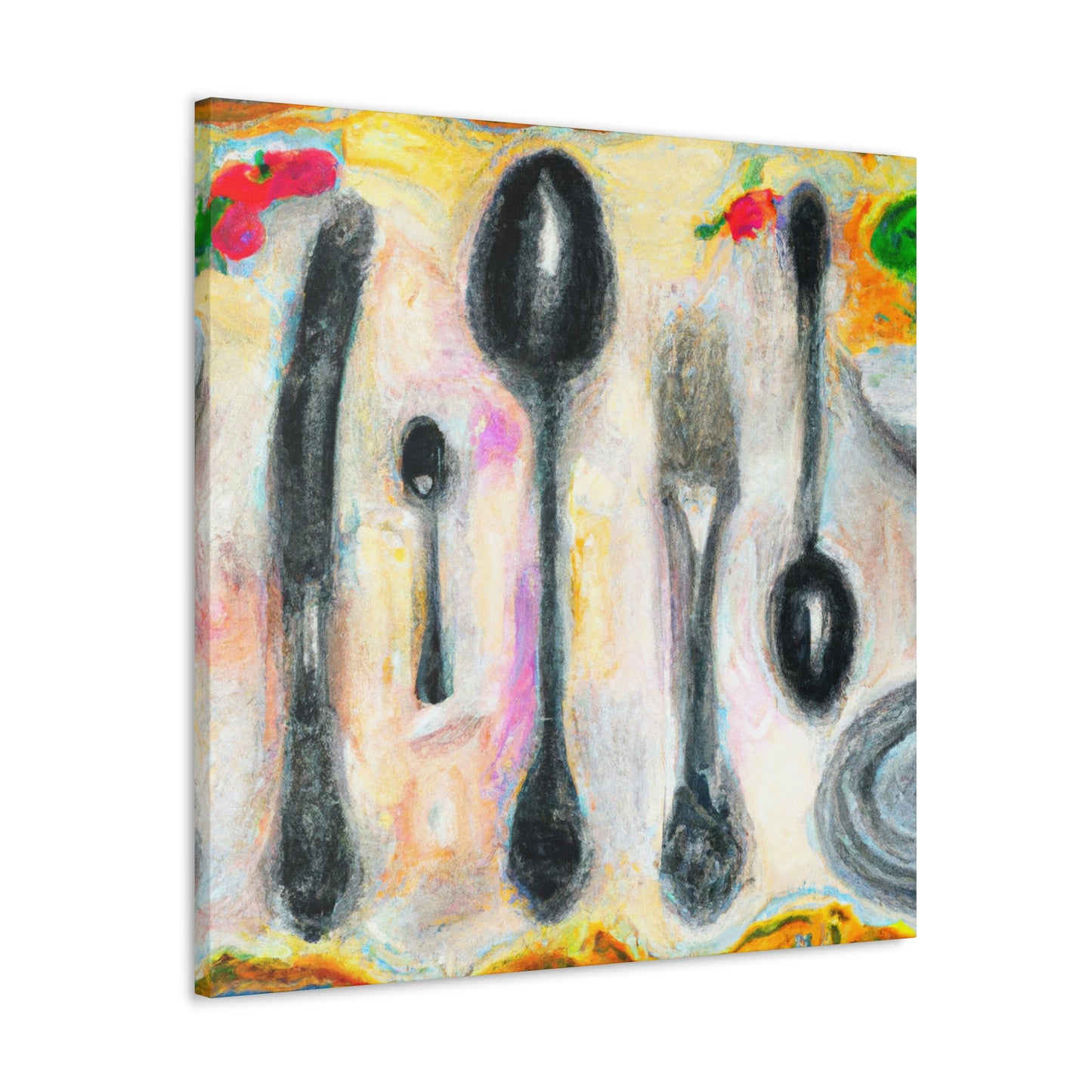 "Silverware in Expressionism" - Canvas