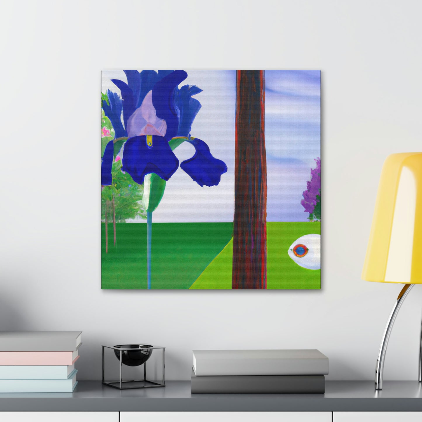 Iris in Abstraction - Canvas