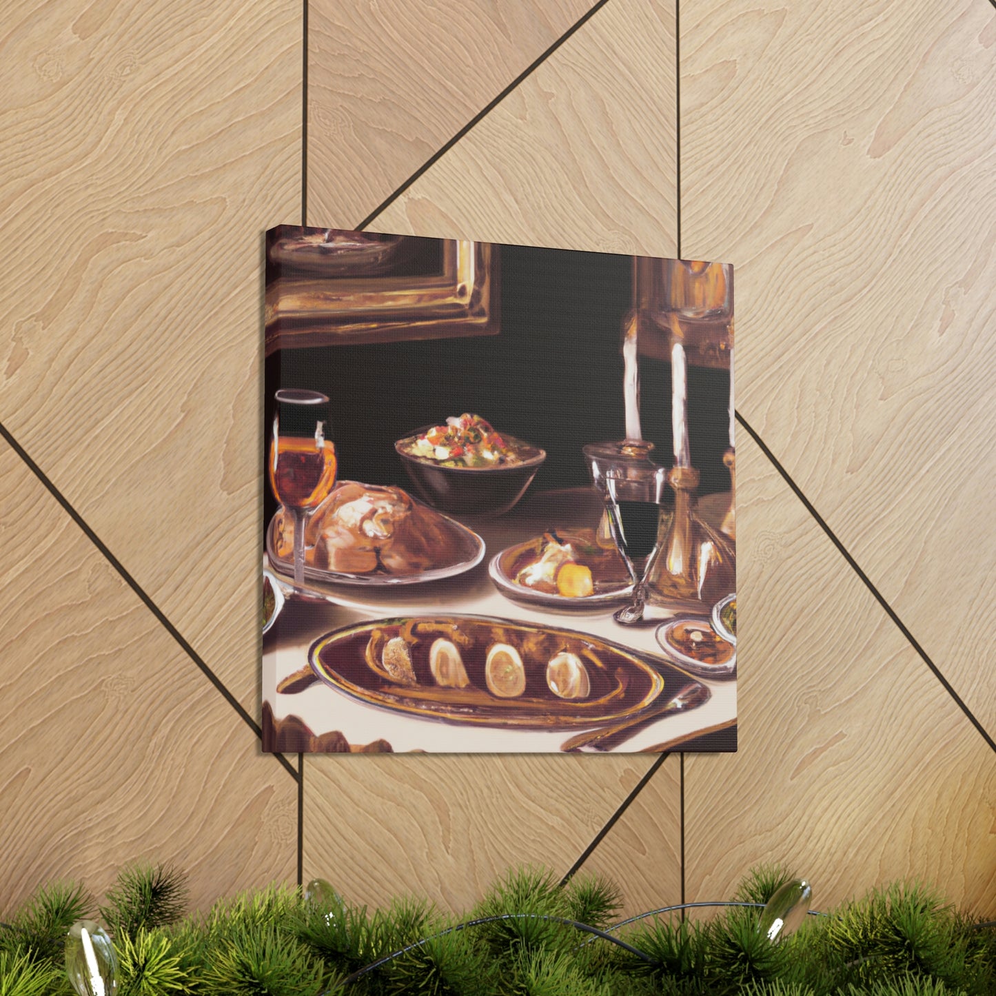 Dining Scene Neoclassic - Canvas