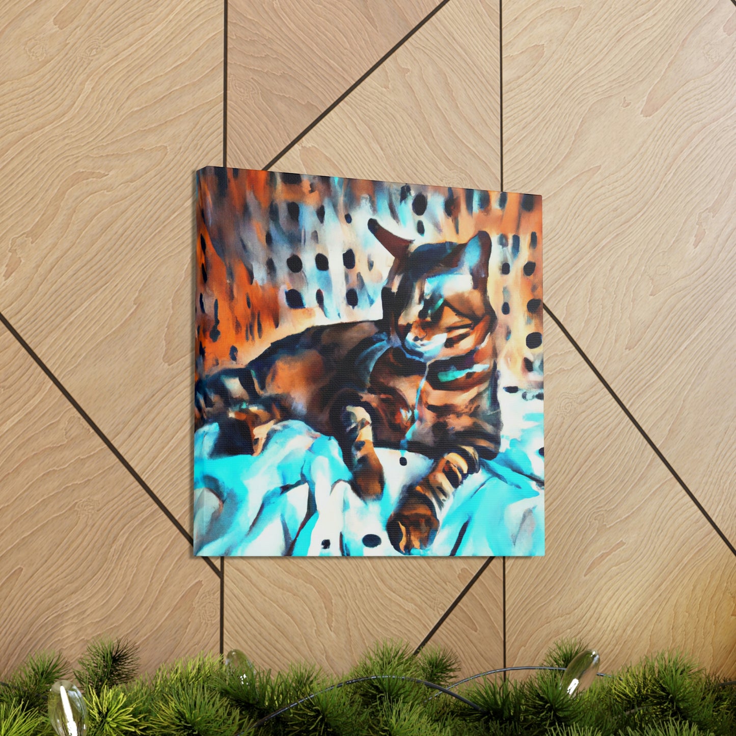 "Bengal in Abstraction" - Canvas