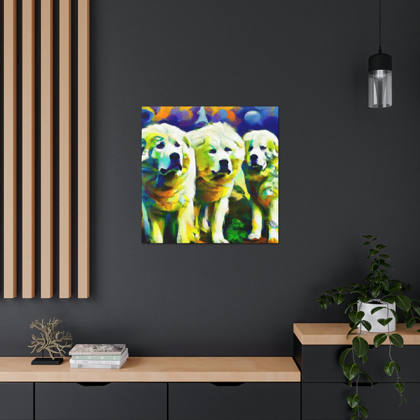 Great Pyrenees Mystery - Canvas