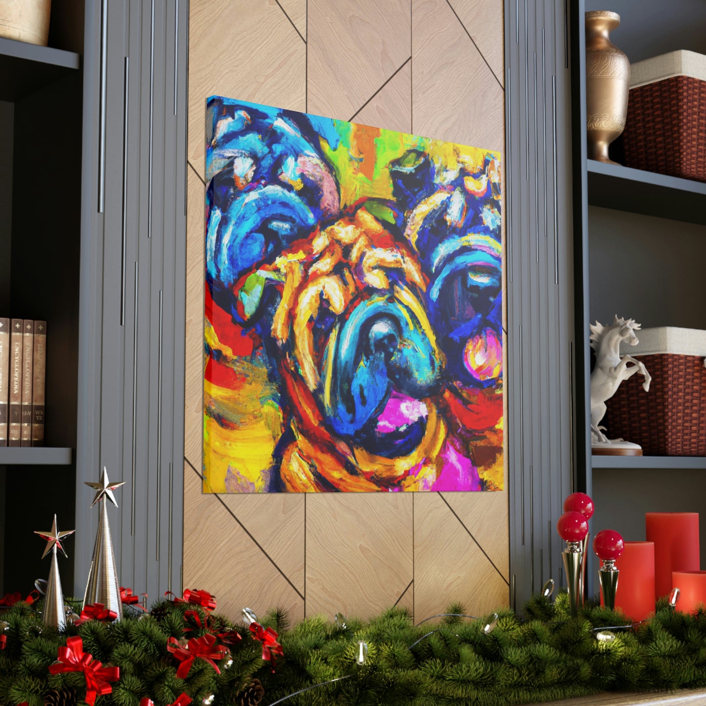 Shar Pei Dreamscape - Canvas