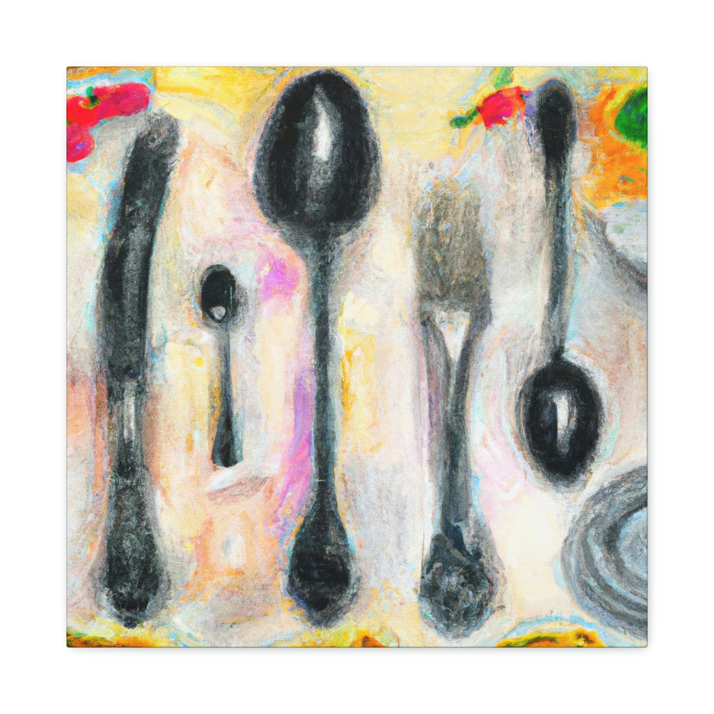 "Silverware in Expressionism" - Canvas