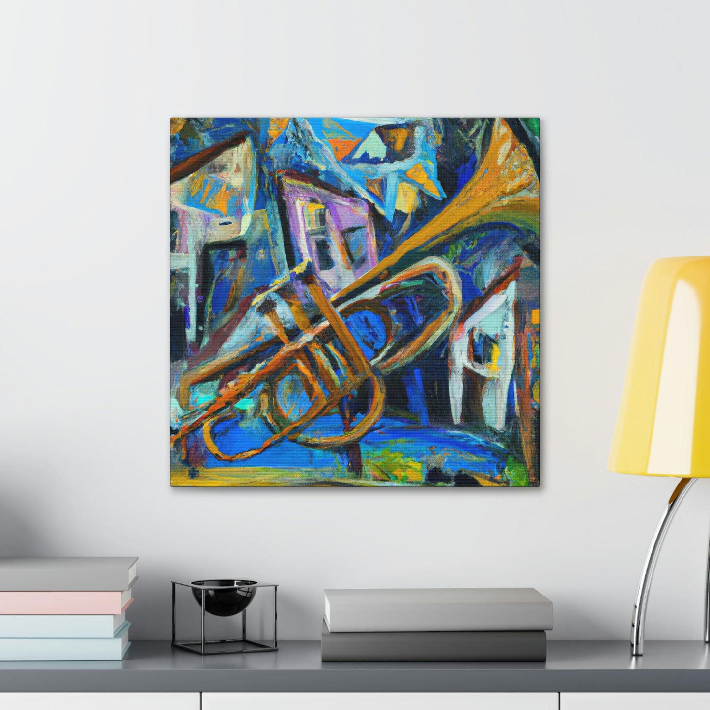 Serenading Trumpet Melody - Canvas