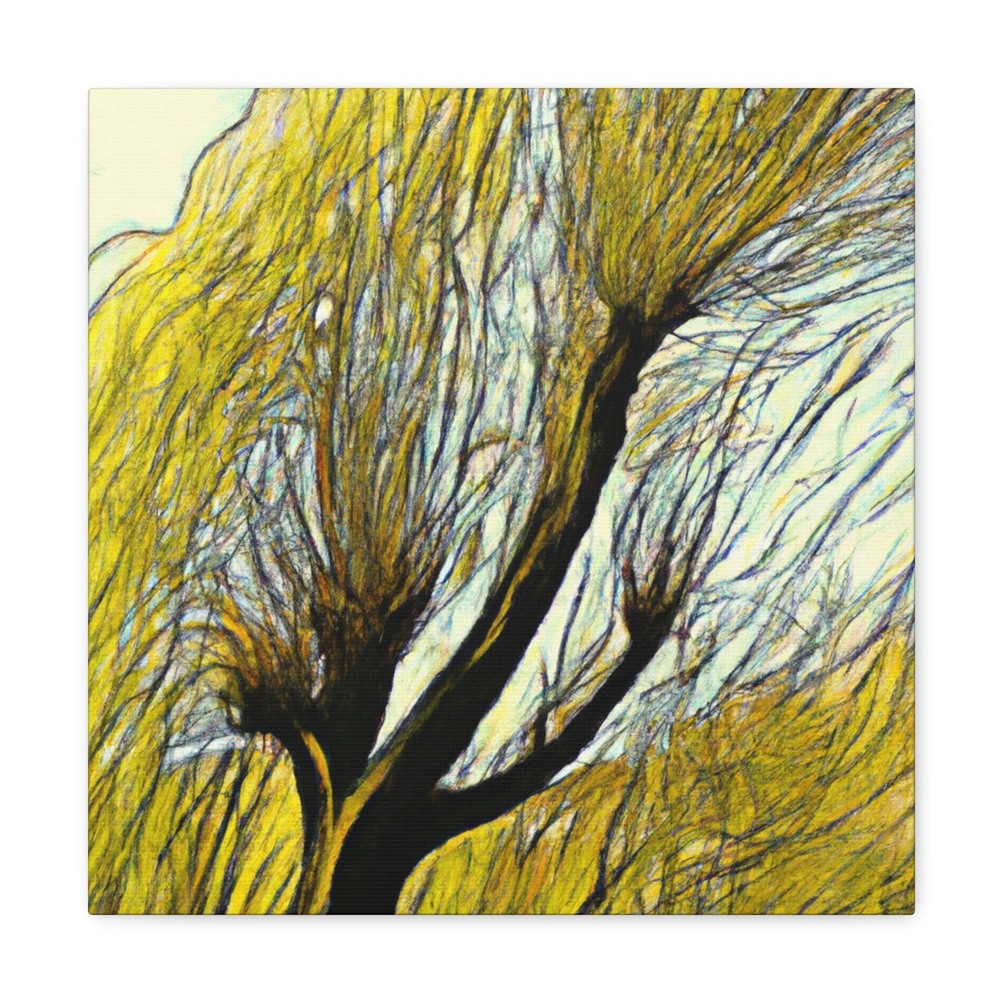 "Willow Tree Reminiscence" - Canvas