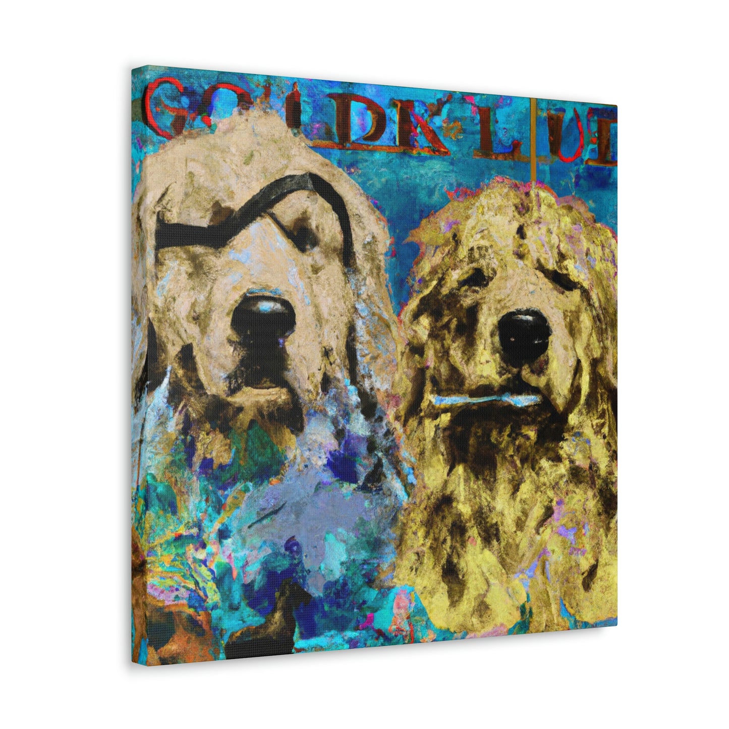 "Golden Retriever Repose" - Canvas