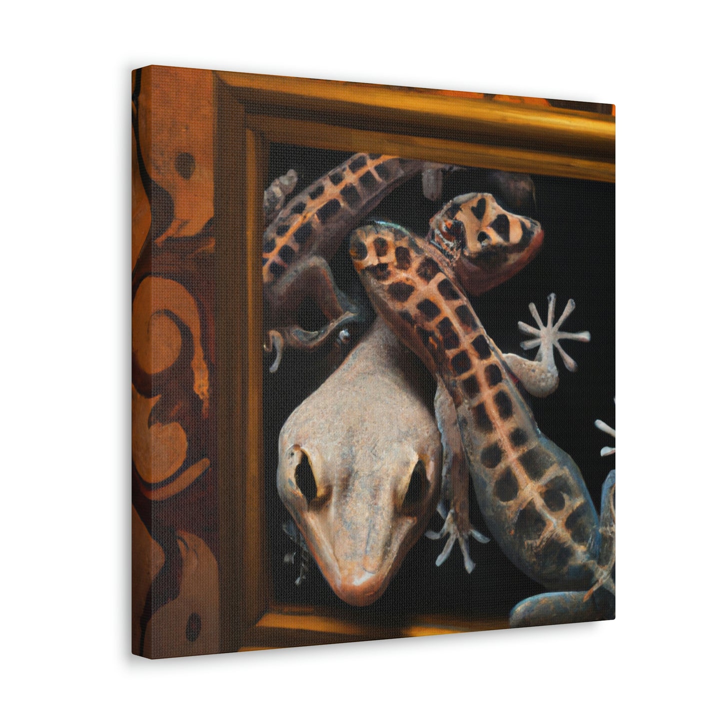 Geckos at Dawn. - Canvas