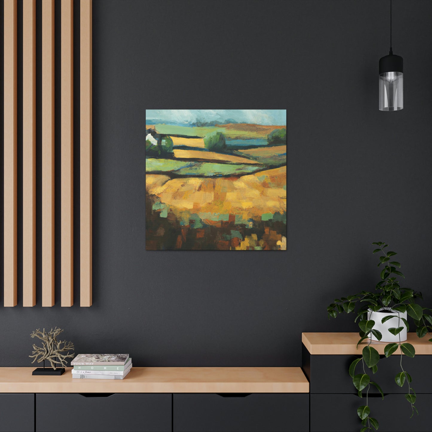 Harvesting Crop Fields - Canvas