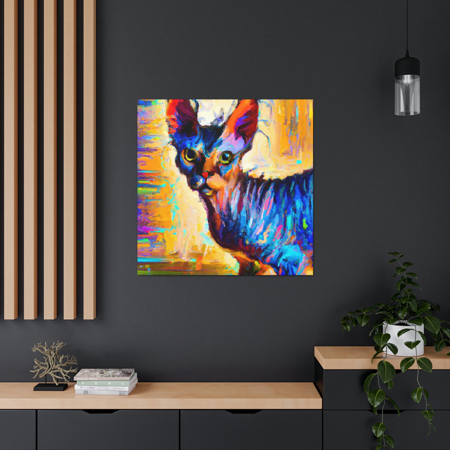 Mysterious Sphynx Shade - Canvas