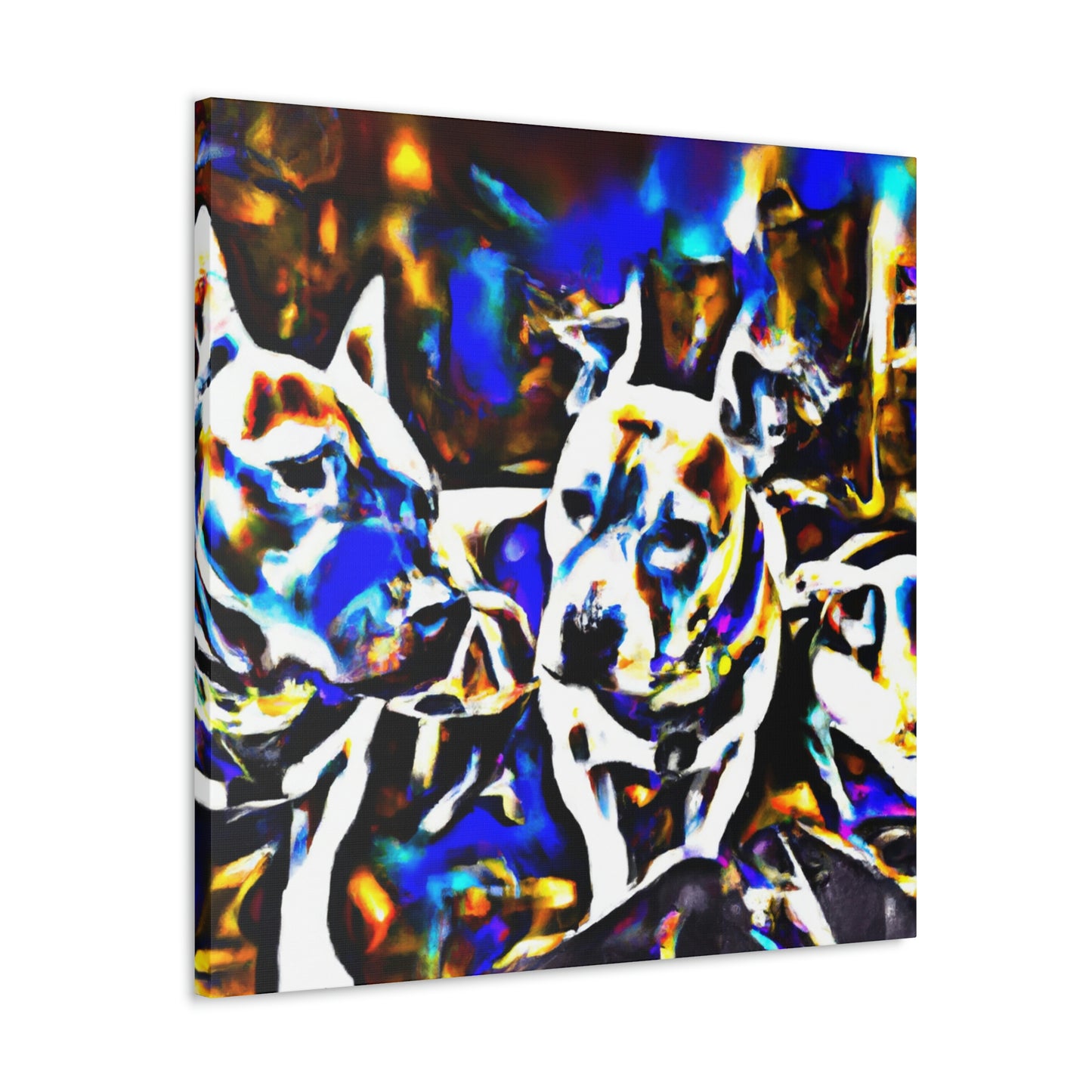 Pitbull in Abstraction - Canvas