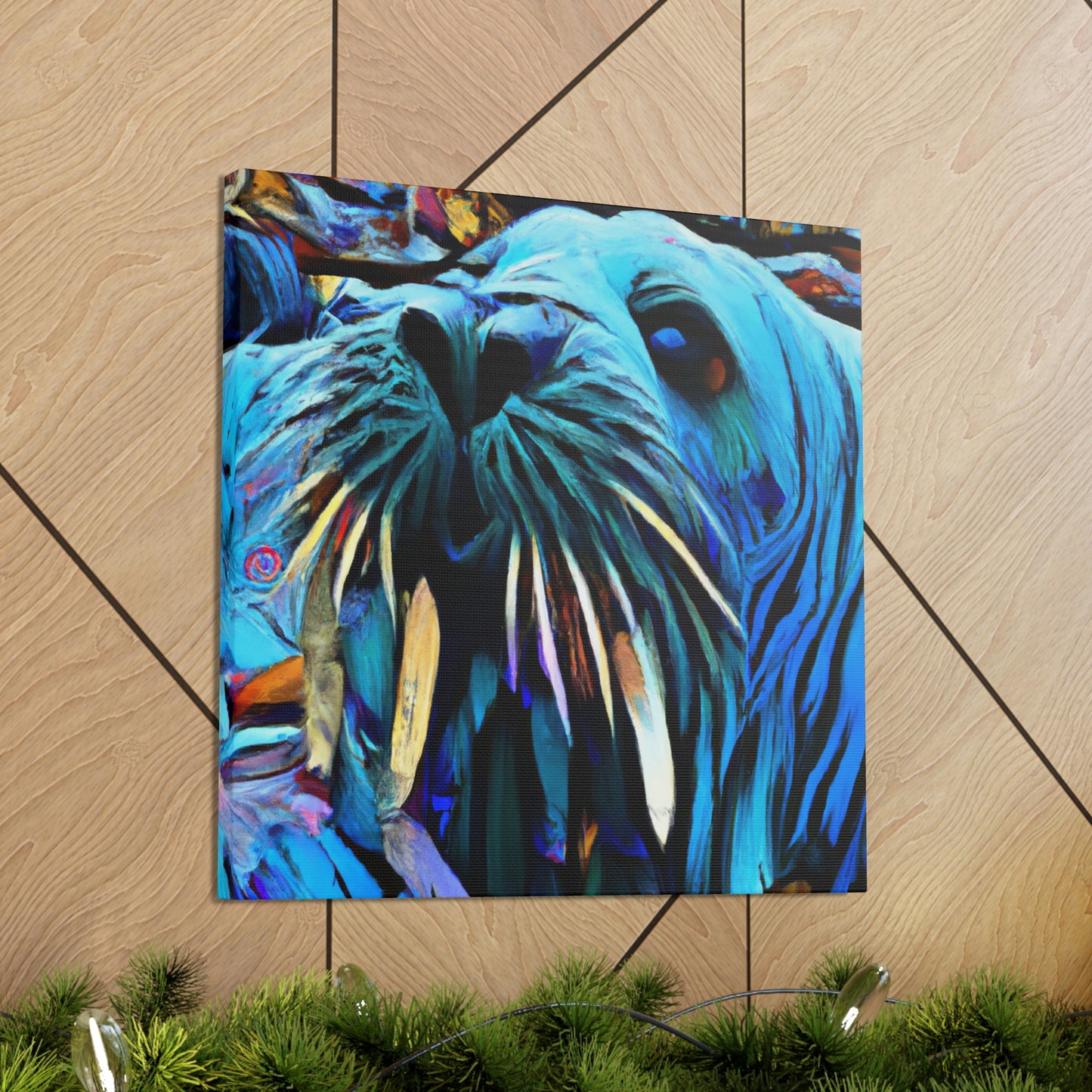 Walrus on a Wave - Canvas