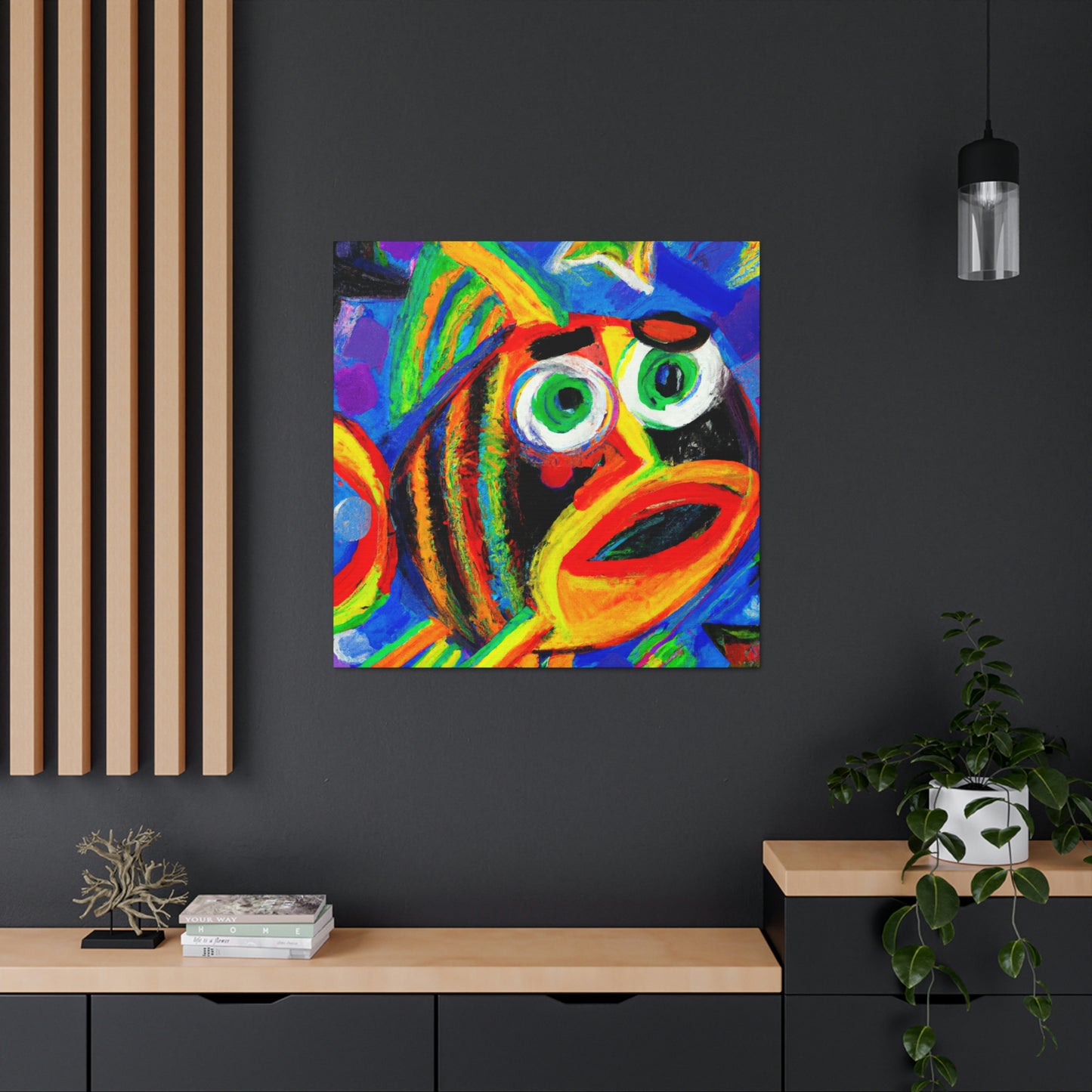 Rainbow Fish Harmony - Canvas