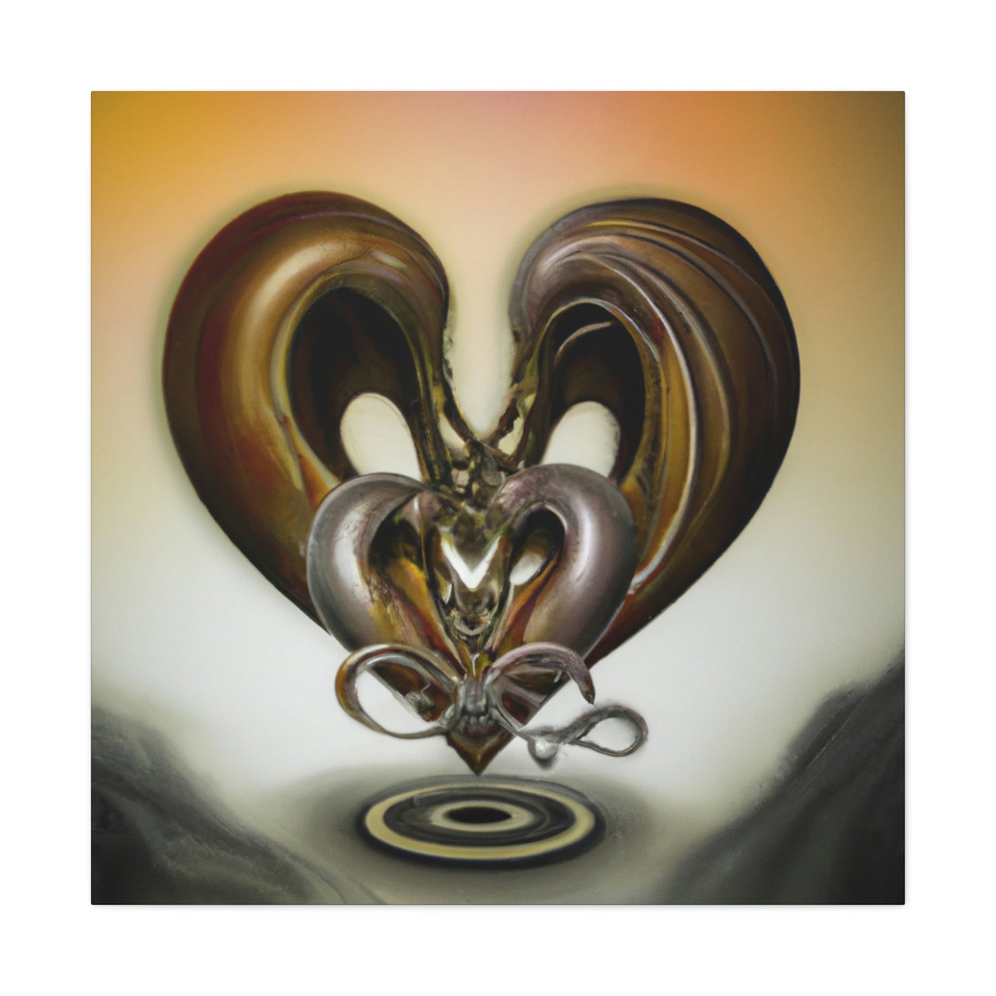 Intertwined Hearts Unite - Canvas