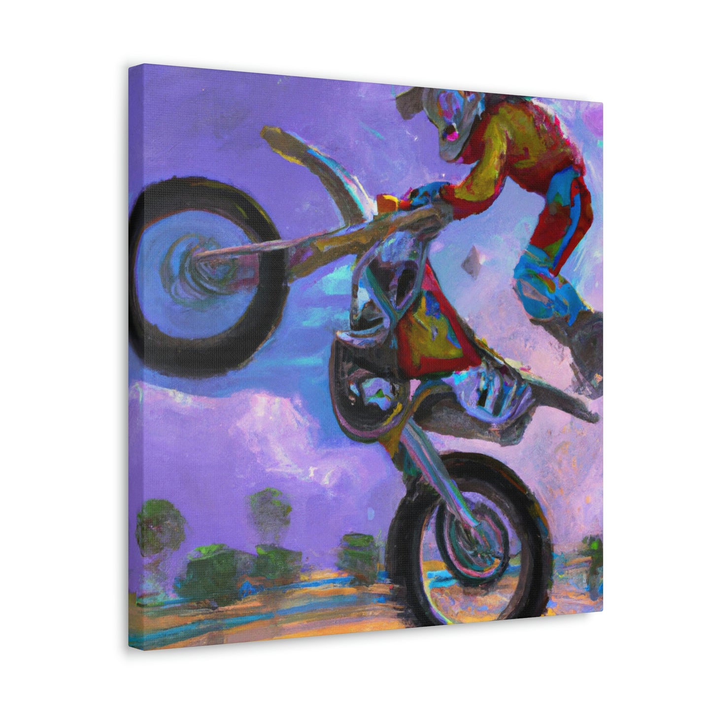 Motocross Mystic Madness - Canvas