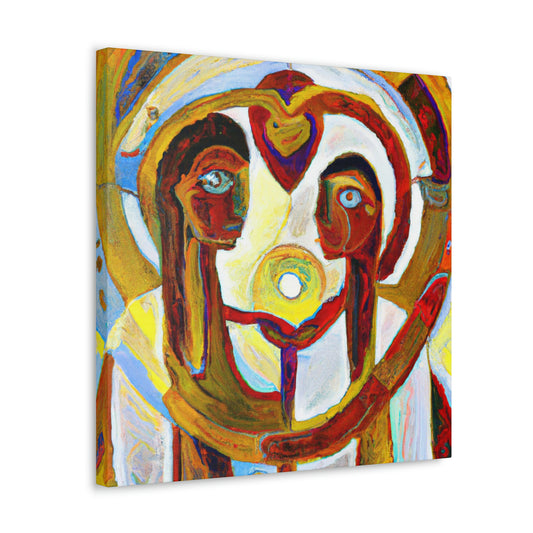 Love's Celestial Halo - Canvas