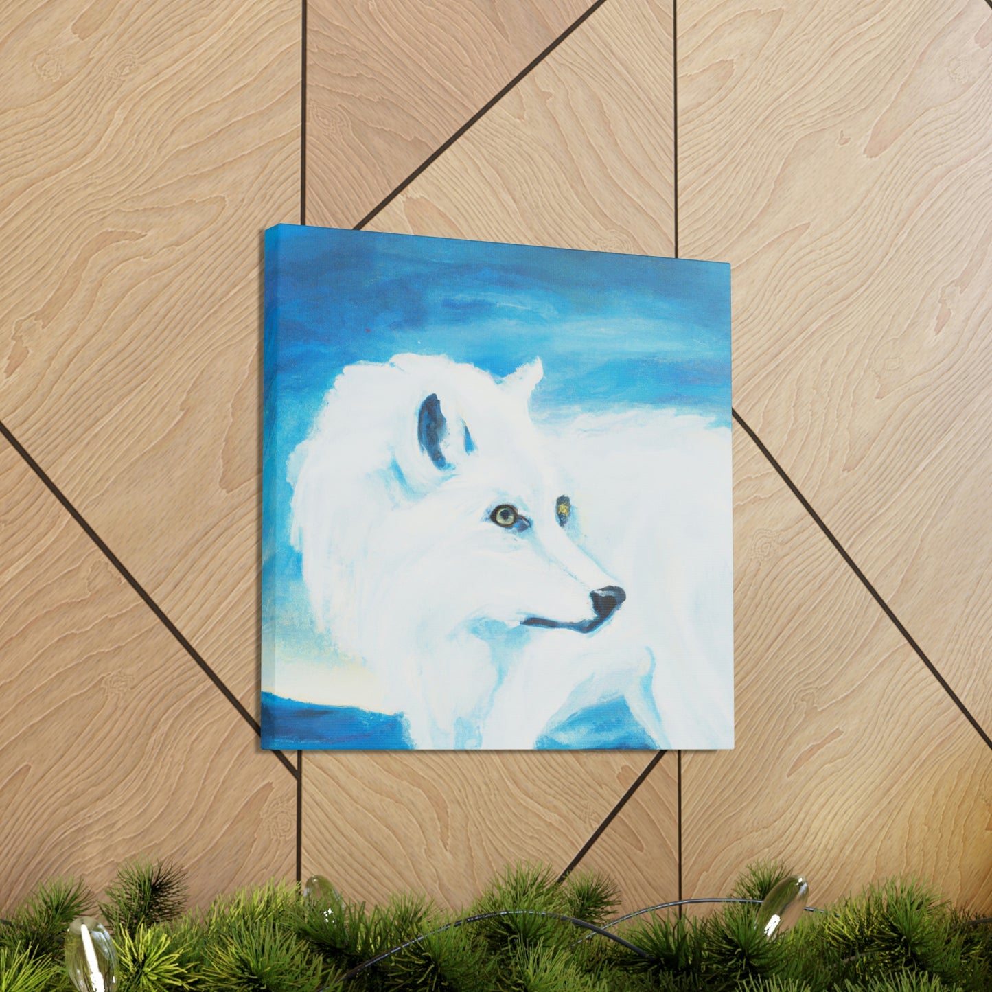 Arctic Wolf Creation - Canvas