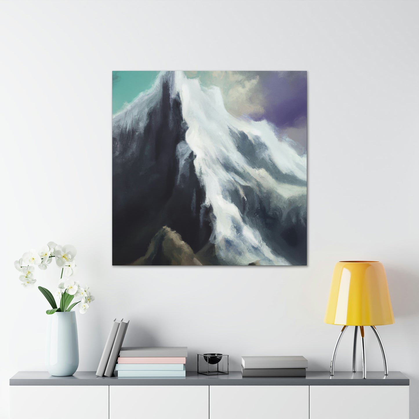 "Snowy Mountain Majesty" - Canvas