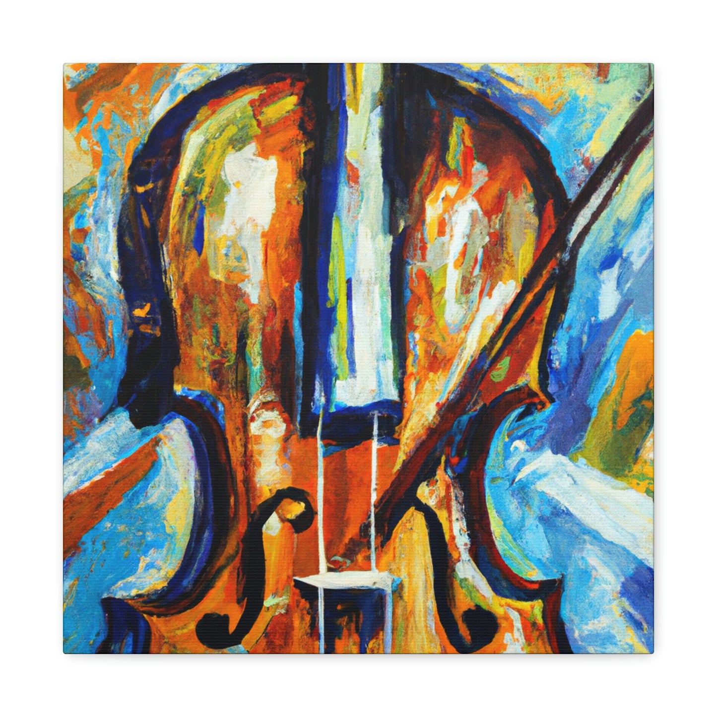 "Music of Expressionism Violin" - Canvas