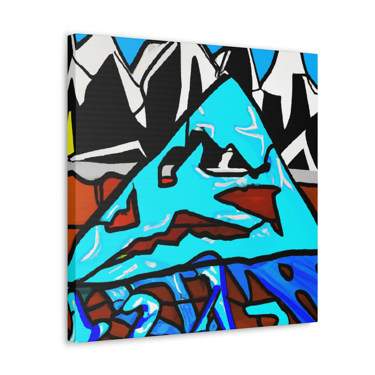 Glacial Majesty Expressed - Canvas