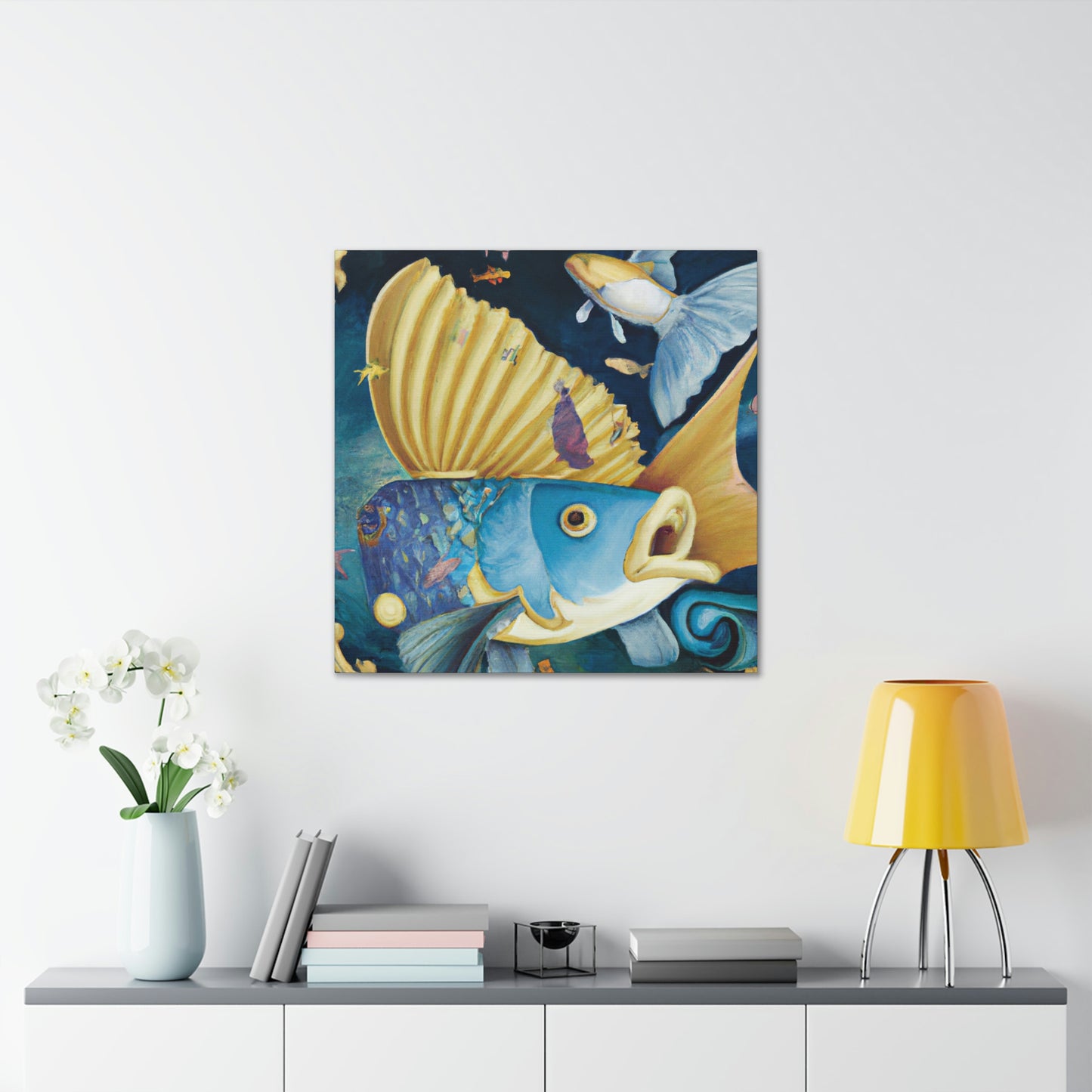 Fishes in the Stream - Canvas