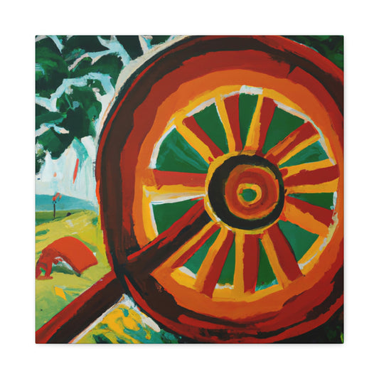 "Wheel of Times Past" - Canvas