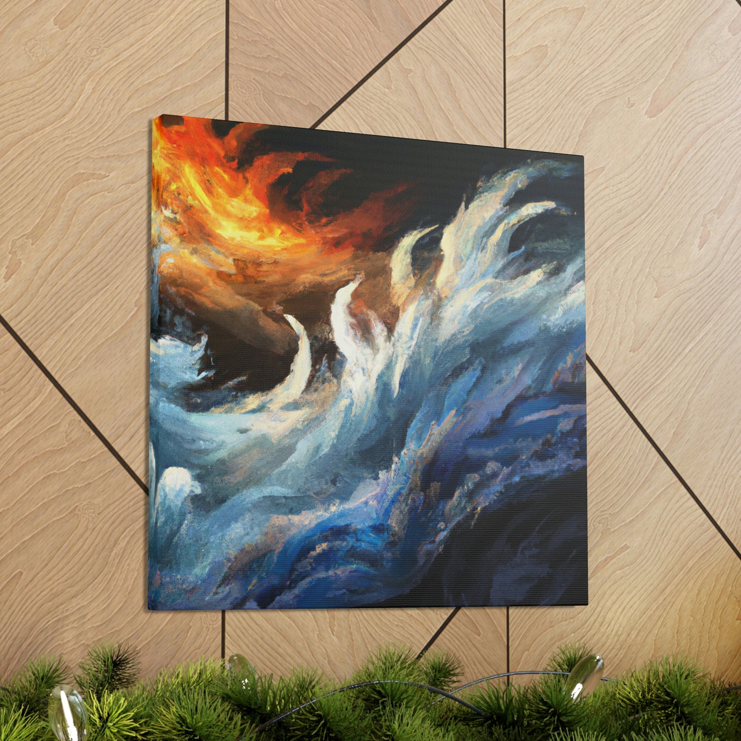 Oceans of Brilliant Hues - Canvas