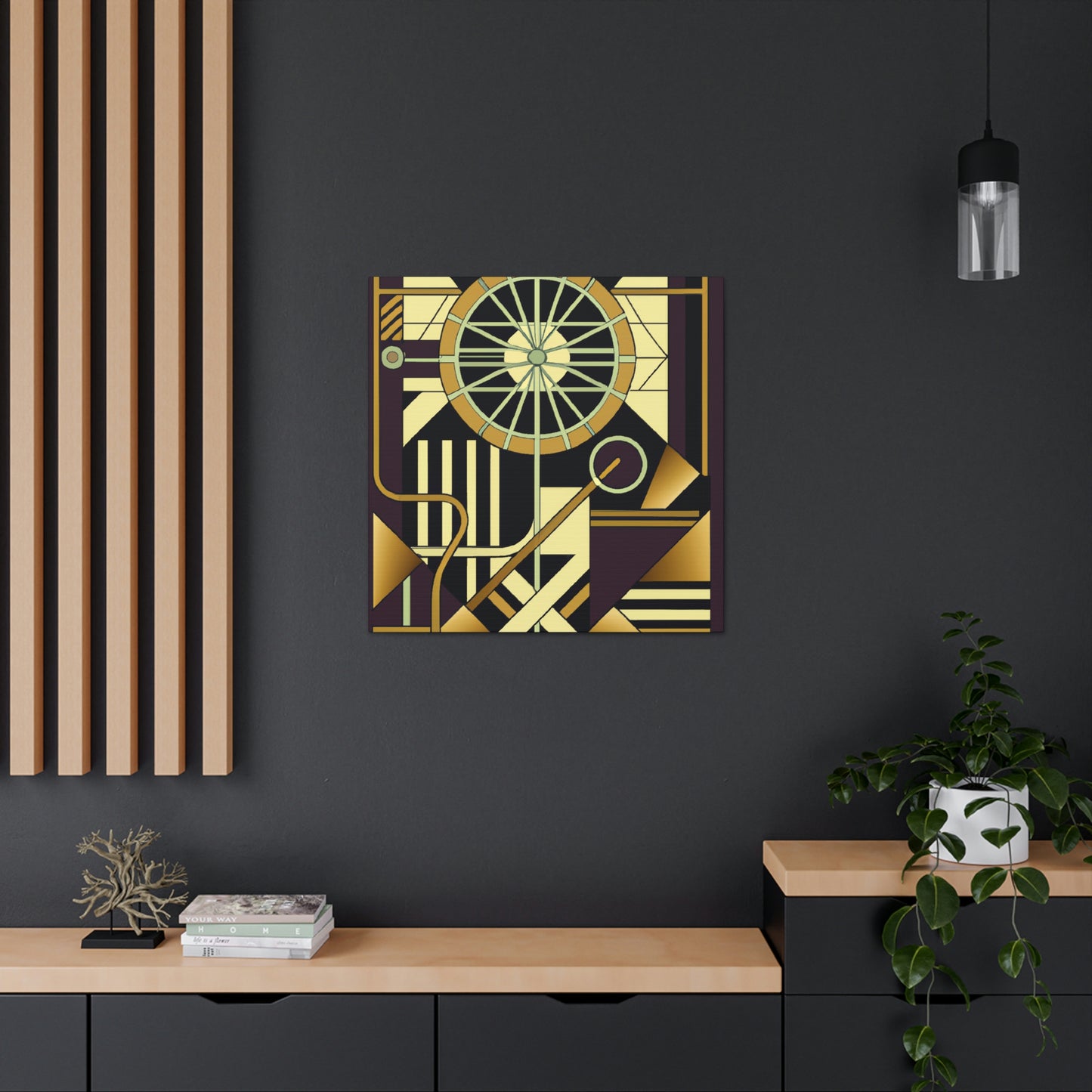 "Golden Jazz Symphony" - Canvas