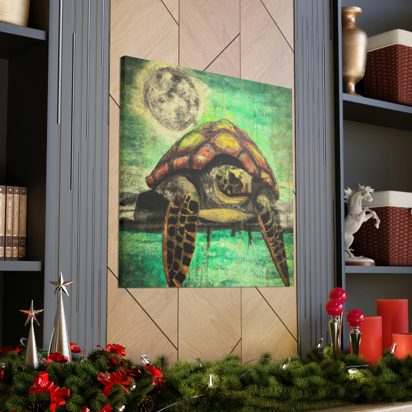 Steampunk Sea Turtle Voyage - Canvas