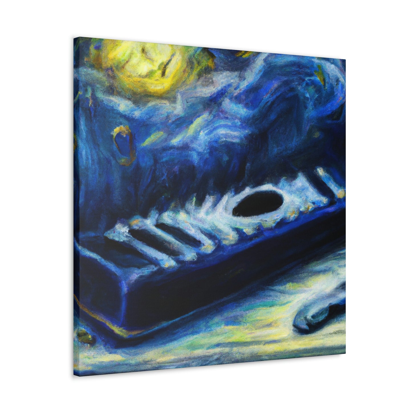 "Harmonious Harmonica Hues" - Canvas