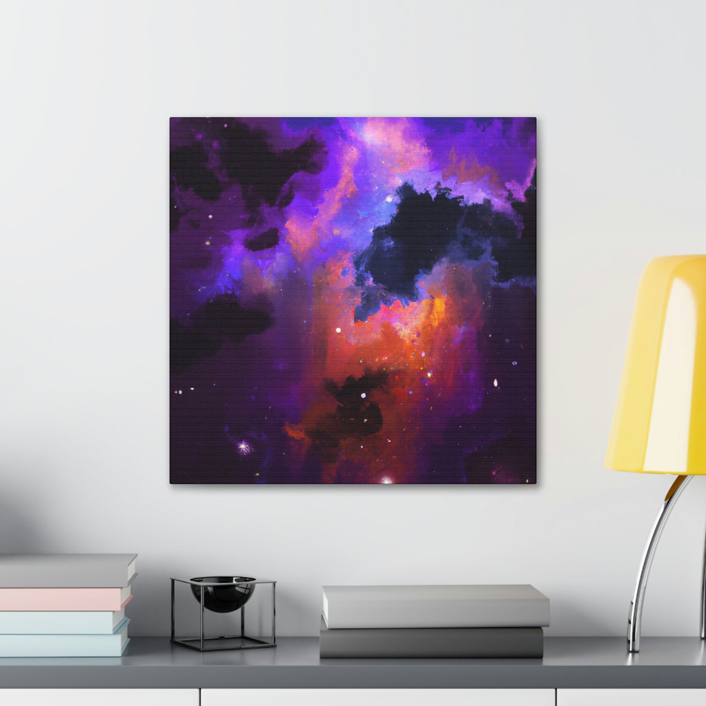 "A Cosmic Nebula Vision" - Canvas