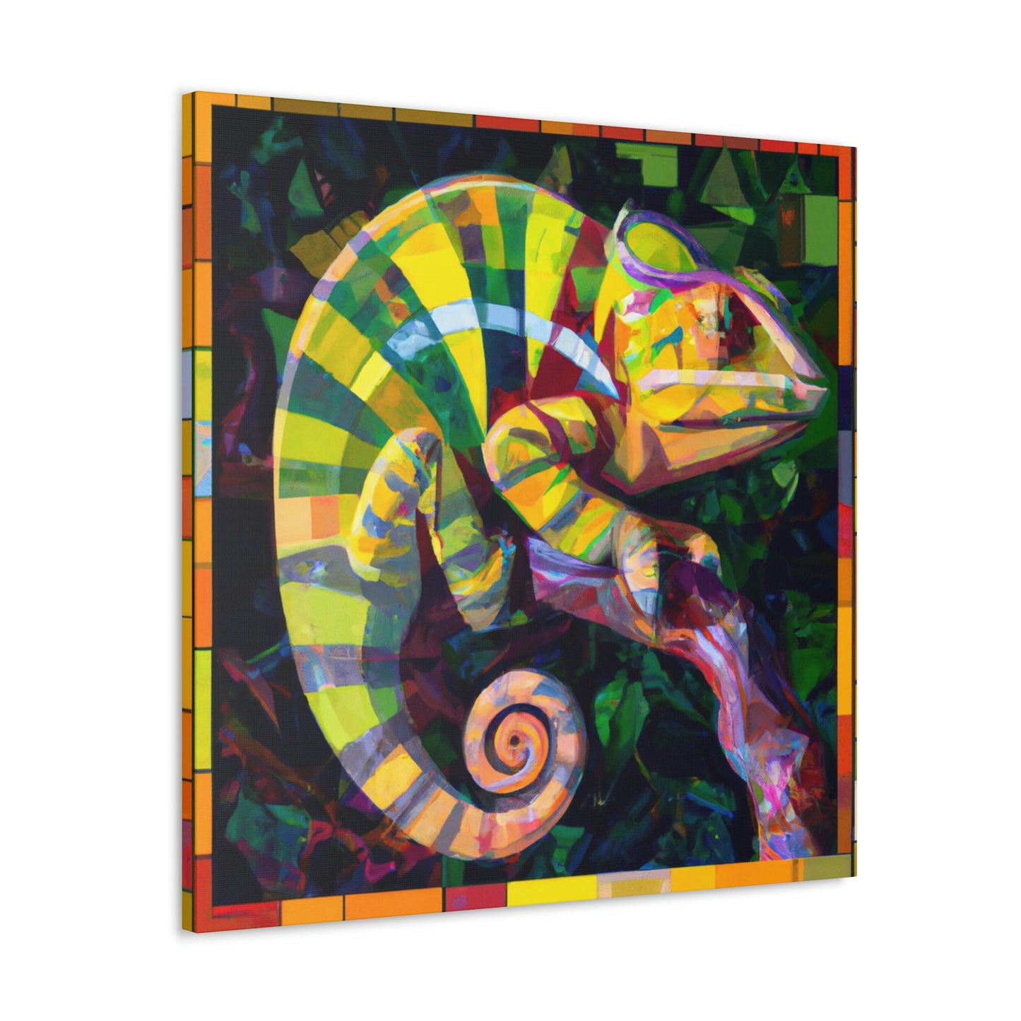 Veiled Chameleon Prism - Canvas