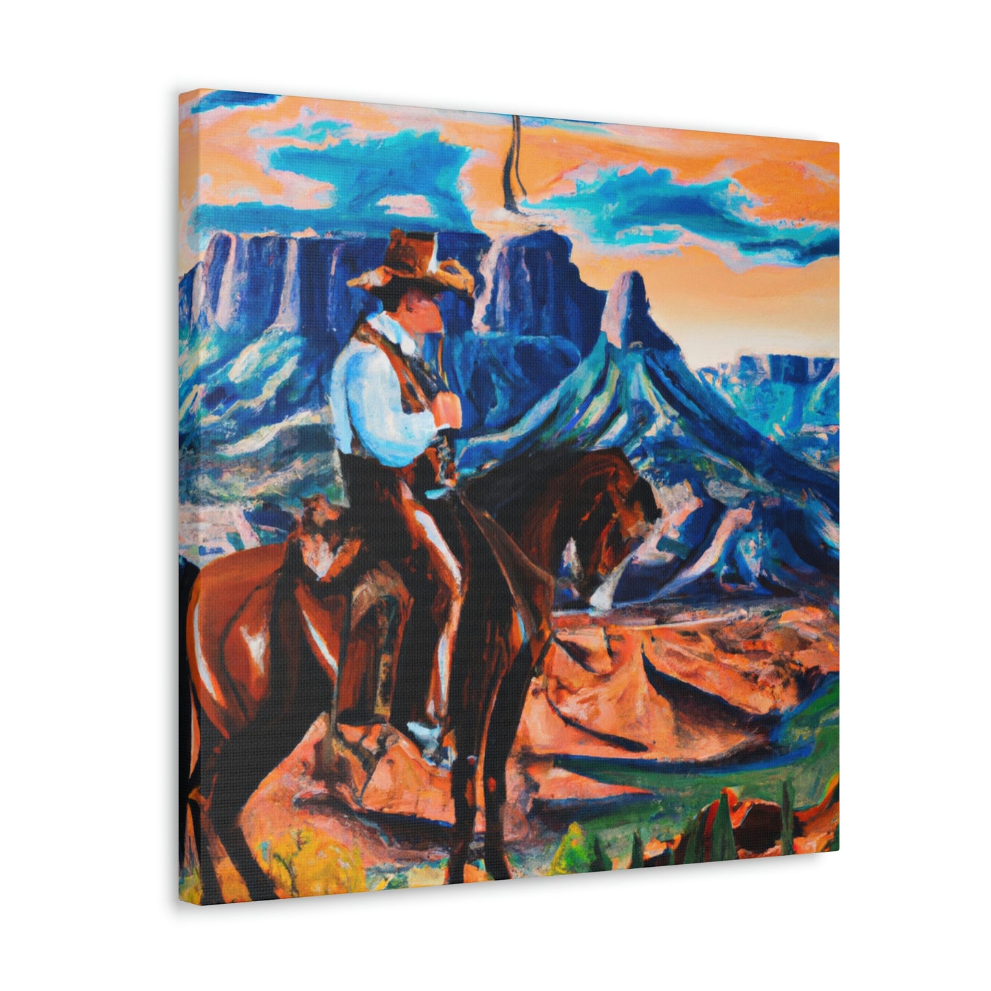 Saddle in Splendor - Canvas