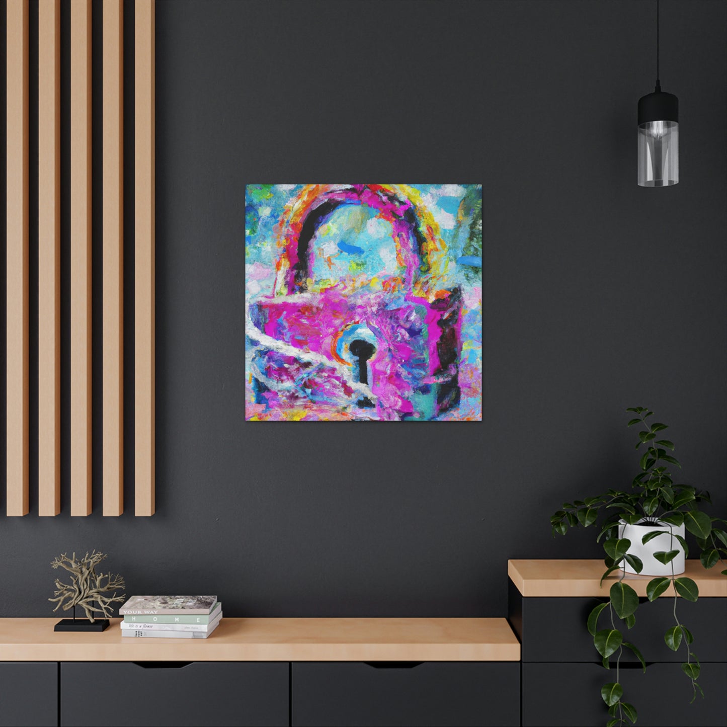 "Love Locks Emanate" - Canvas