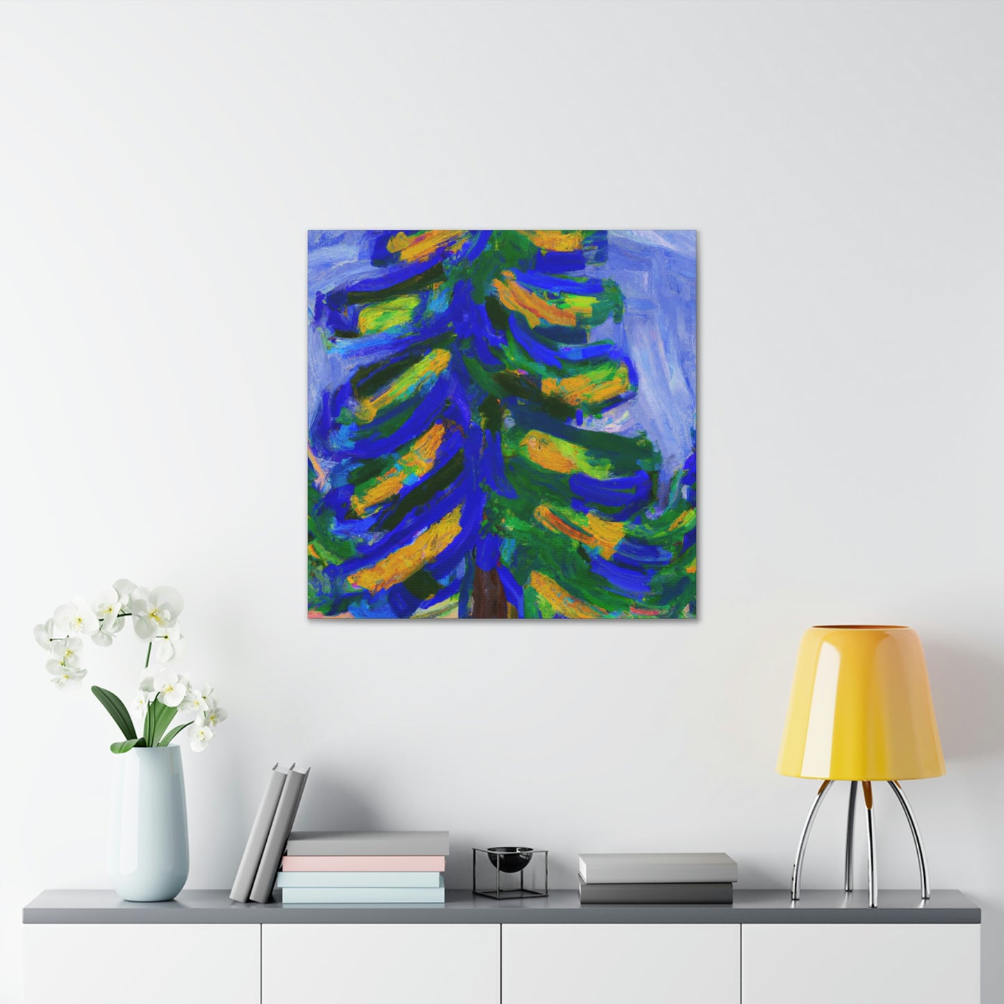 "Spruce Tree Expressionism" - Canvas